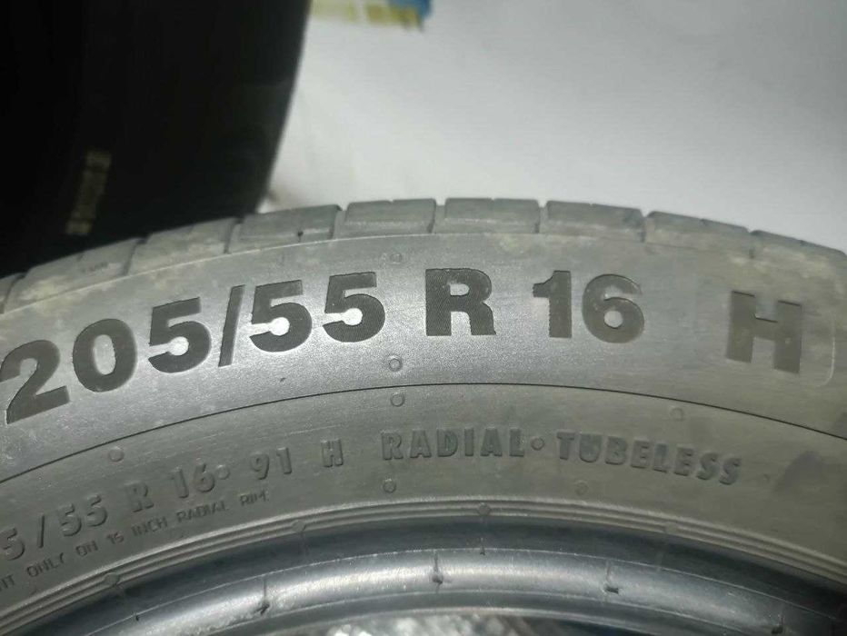 шини Continental 205/55R16. 4шт. Літо 2023р (0010)