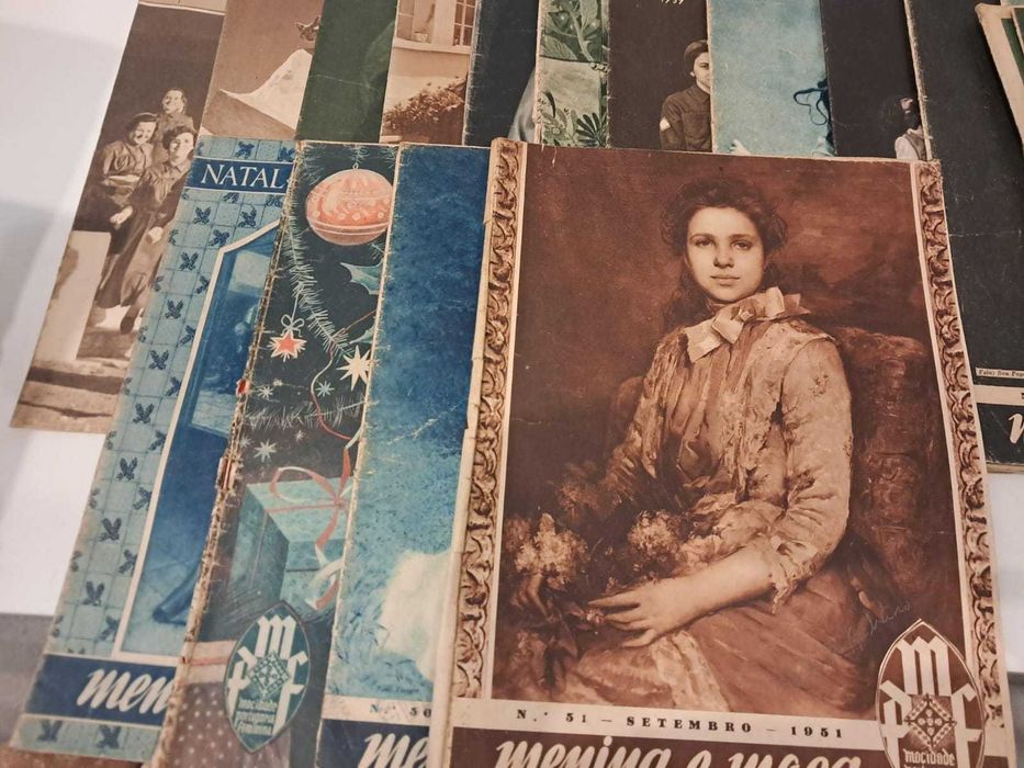 Coleção de revistas "Menina e Moça"