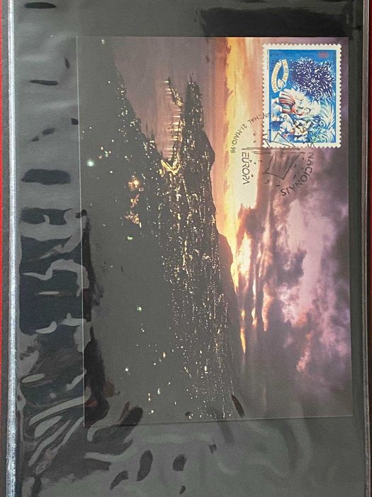 Álbum de coleção ctt com FDC