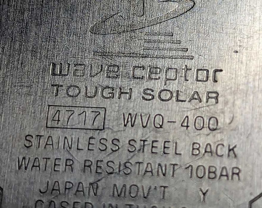 Часы Casio WVQ-400 Solar Wave Ceptor. Оригинал-рабочие без браслета