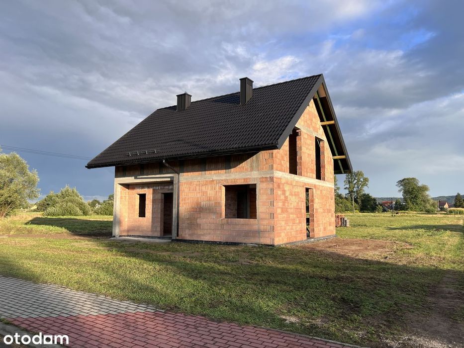 Dom w stanie surowym otwartym | Jodłówka | 8 arów | spokojna okolica