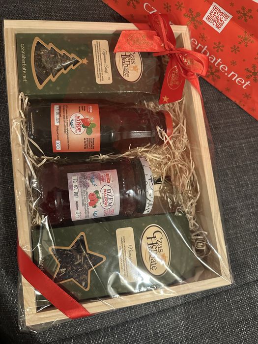 Prezent babcia i dziadek herbaty i dodatki