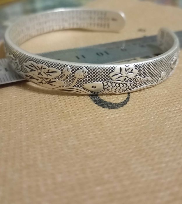 Браслет  срібний 999п