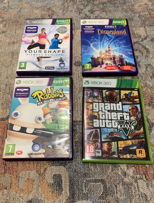 X-Box 360 250 GB Kinect + gry