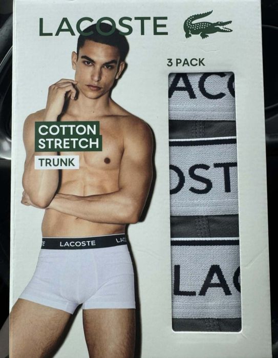 Bokserki męskie nowe Lacoste xl