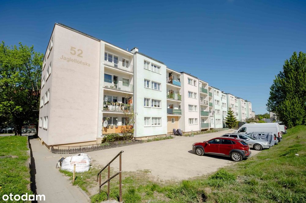 3 pok. balkon, umeblowane 43 m2, po remoncie,