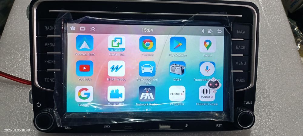 Штатна магнітола Volkswagen Passat/Caddy/Jetta/Golf/Transporter 4/64 Г