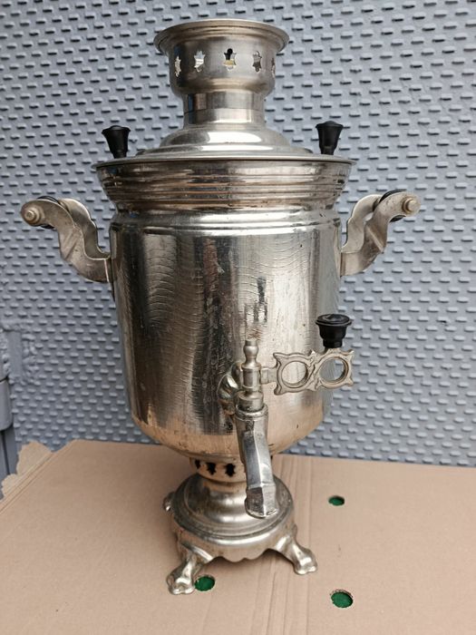 Самовар дровяной латунный ЗШВ самовар СССР