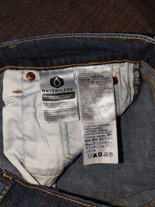 Мужские темно-синие джинсы levis 512 Premium (30х32р. М)