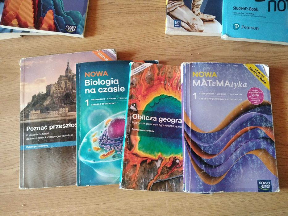 Książki 1 klasa liceum zestaw lub na szt.