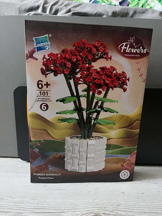 Klocki Zestaw Botanical Bukiet 3D Cyprys z Winoroślą w Doniczce 926