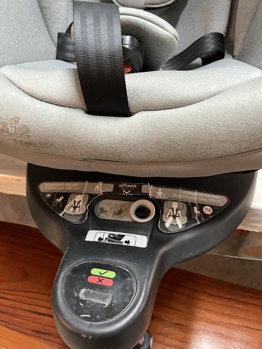 Cadeira Auto Joie i-Spin 360 – Gray Flannel – Excelente Estado