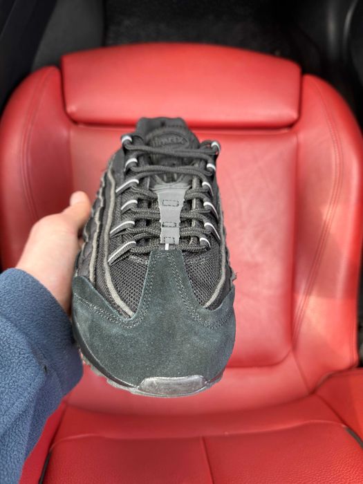 (ОПЛАТА ПІСЛЯ ОГЛЯДУ)Nike air max 95 x CDG Black Найк аір макс 95
