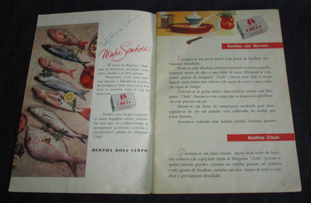 Livros Receitas Margarina do Chefe