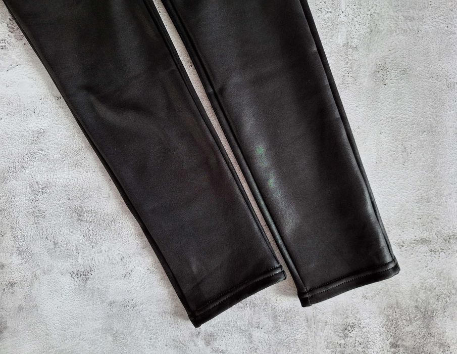 Ysabel Mora Ocieplane Legginsy z Efektem Skóry Czarne S/M