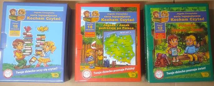Jagoda Cieszyńska "Kocham czytać" - trzy pakiety nieużywane