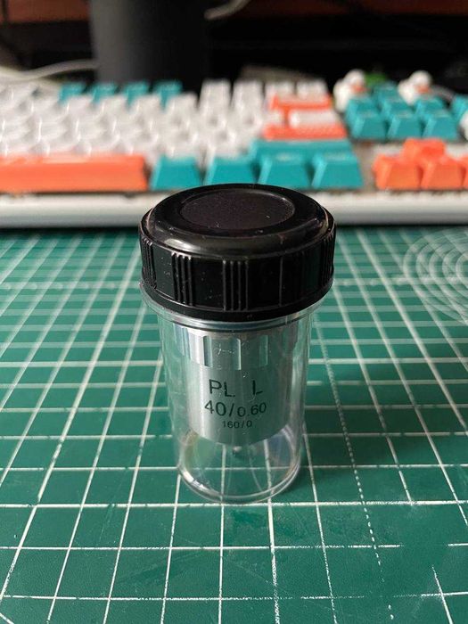 Об'єктив мікроскопа план-ахромат 40х 160мм, Китай