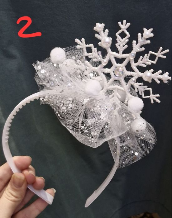 Обруч сніжинки.новорічне.зими