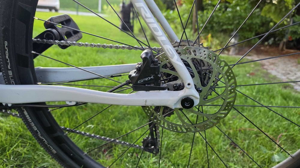 Rower Ridley Kanzo Alu gravel Shimano GRX karbon- uzywany, alestan bdb