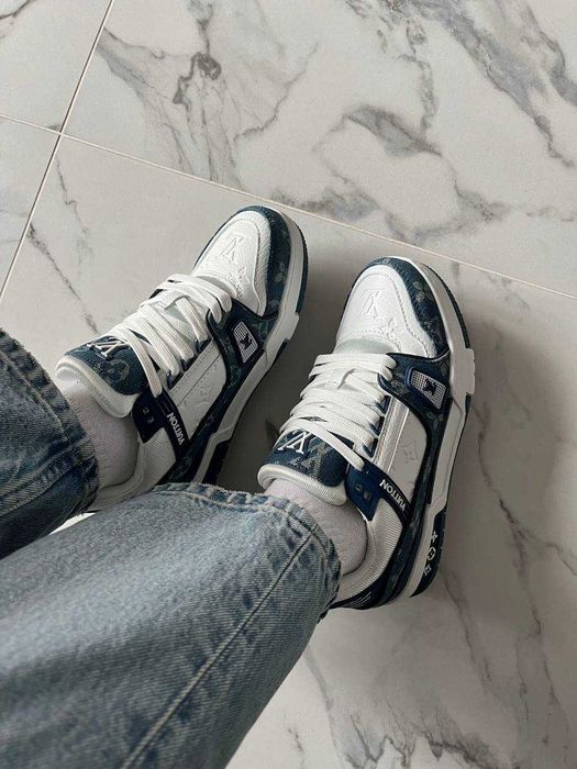 36-45 Louis Vuitton Trainer White Blue