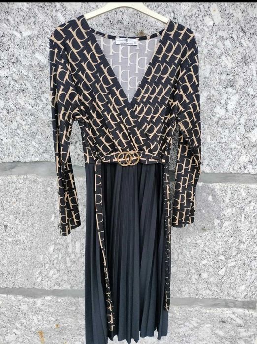 Vestido plissado