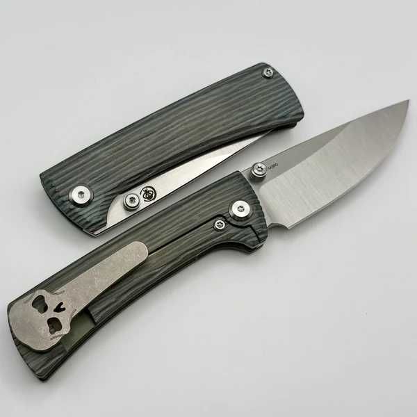 Складний ніж Chaves Knives RCK9 Green Grain Titanium M390