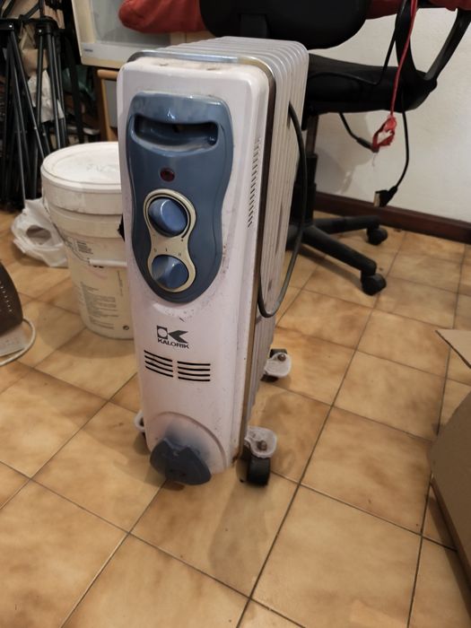 Aquecedor está em bom estado