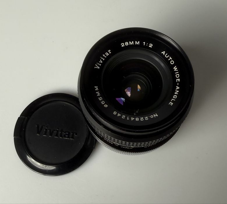 Vivitar 28/2 auto wide-angle байонет canon fd