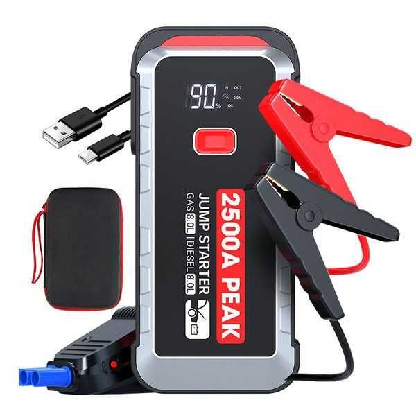 Пускозарядний пристрій Бустер для авто JCTST B01 25800mAh, 2500A