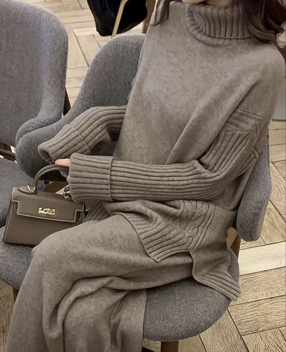 Костюм вязанный двойка