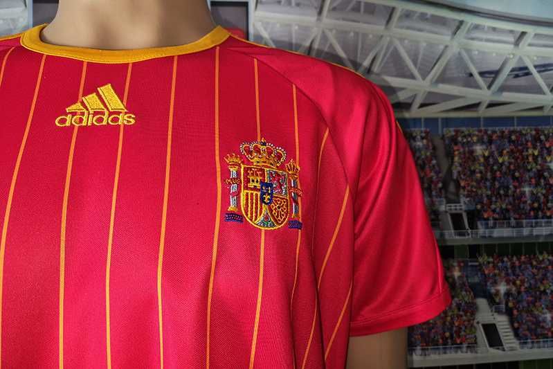 Hiszpania – Spain R.F.E.F. Adidas Climalite 2006-08 basic home size: M