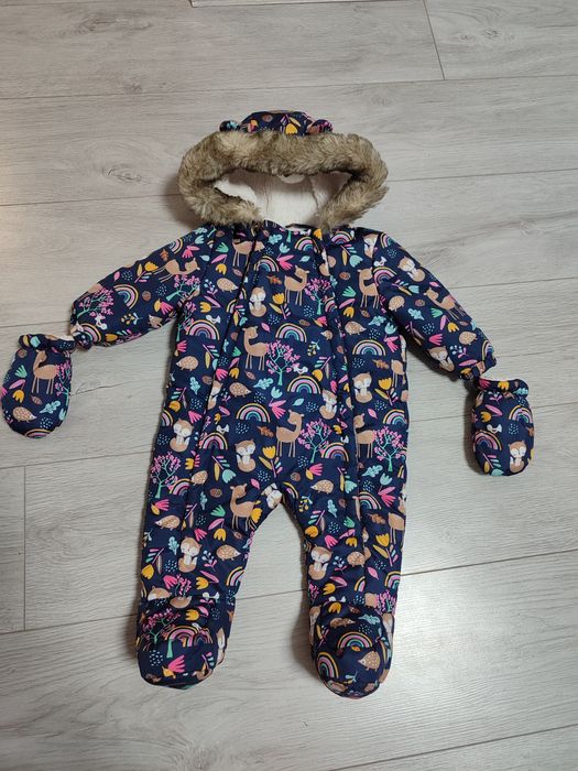 Зимовий комбінезон F&Fна дівчинку 3-6 місяців 68-74 см