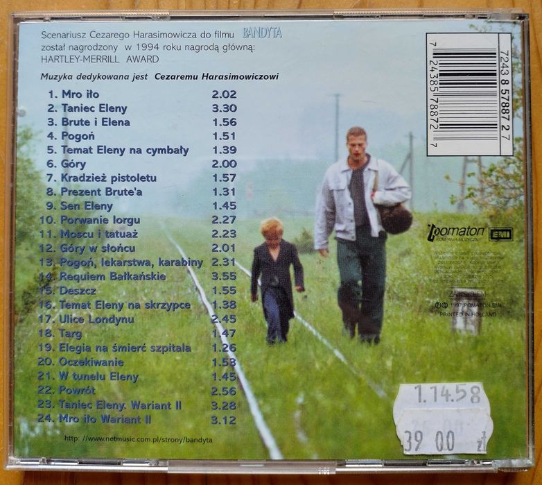Soundtrack - Bandyta - Michał Lorenc - 1997 - I wydanie - CD