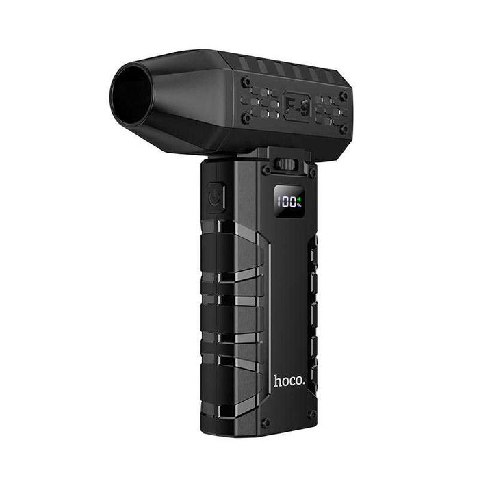 Мощный вентилятор дуйка с подсветкой пыль снег листья мангал HOCO HX67