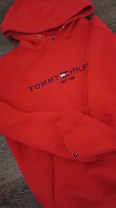 худі червоне Tommy Hilfiger y2k SK8 red