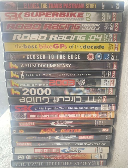 Vendo DVD mota de pista