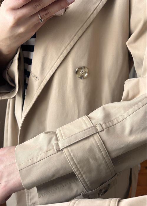 Тренч бежевий, розмір M