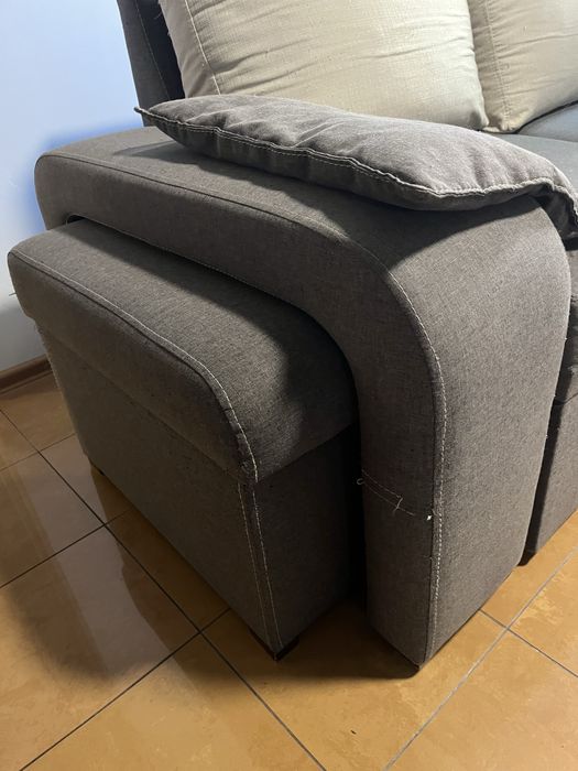 Kanapa narożna z funkcją spania