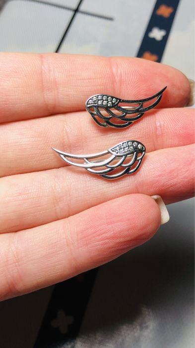 Сережки срібні Ангельські крила