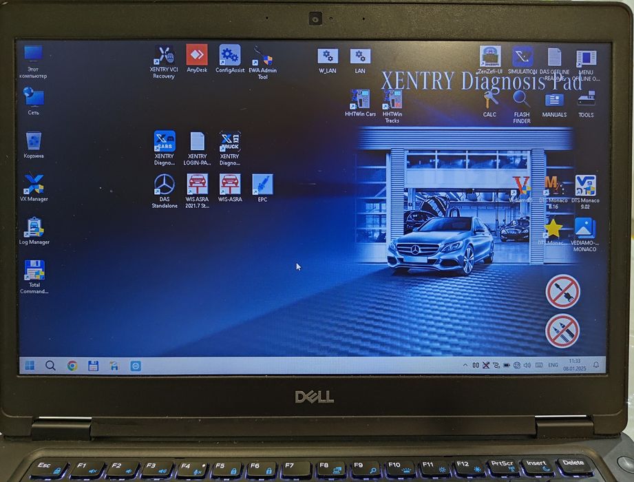 Notebook Dell Latitude 5490 комлект Xentry Мерседес Notebook 8gb/1tb I