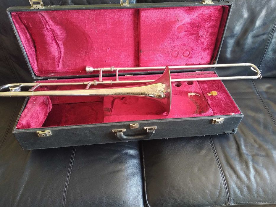 Trombone de varas Julius Keilwerth, Super de Luxe. Ano 1956 a 1958