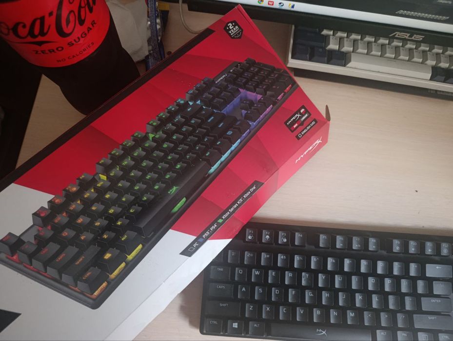 Геймерска клавіатура HYPER X ALLOY ORIGINS RED