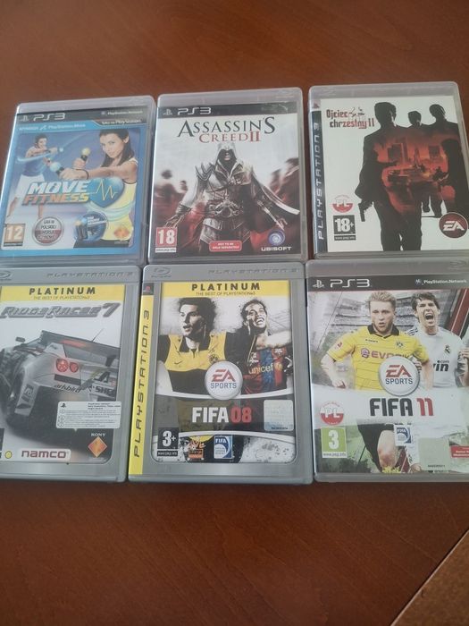 Zestaw 6 gier na Playstation 3