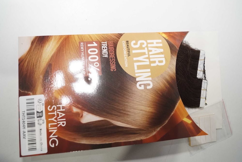 1356 Doczep 100% ludzkich włosów włosy przyklejane tht1404y-aav 35cm