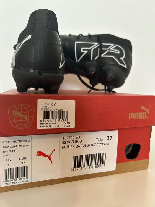 Chuteiras Puma Future Match Jr FG/AG n37  Excelente Estado