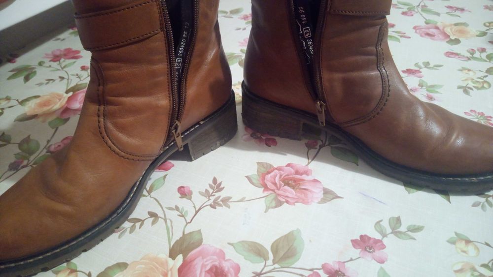 Botki Gabor skóra naturalna 40