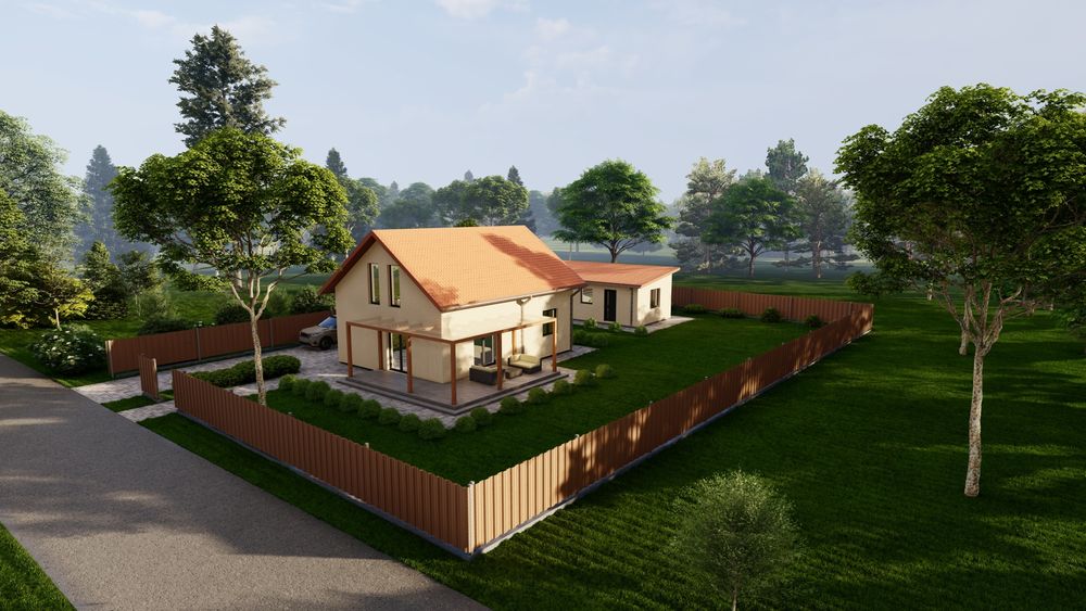 Продаж преміум-будинку біля Львова | Ременів | 3 спальні | 10 соток