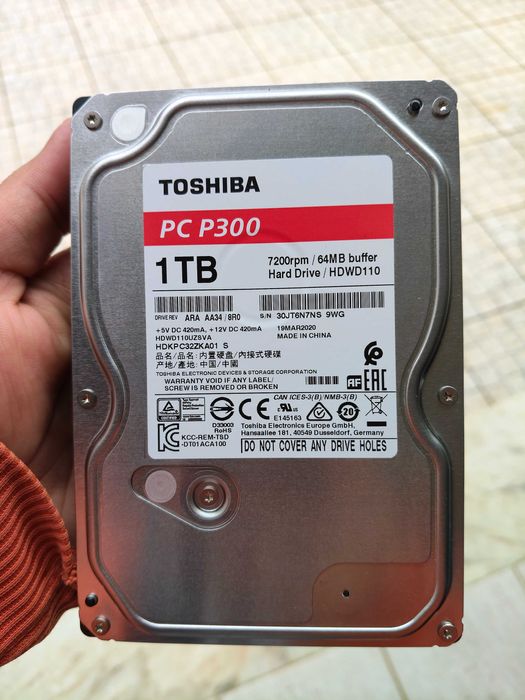 Disco rígido 1T Toshiba