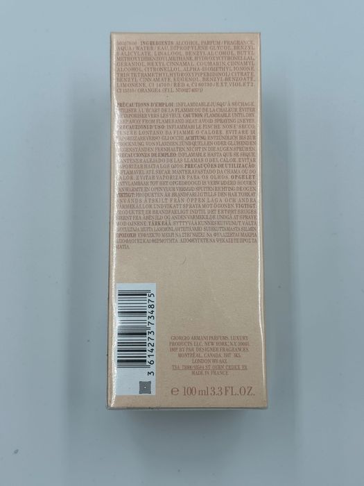 Giorgio Armani Si Intense eau de perfum 100 ml
