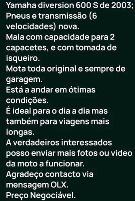 Vendo ou troco por ps5 pro 2 gb,  xj600s 2003